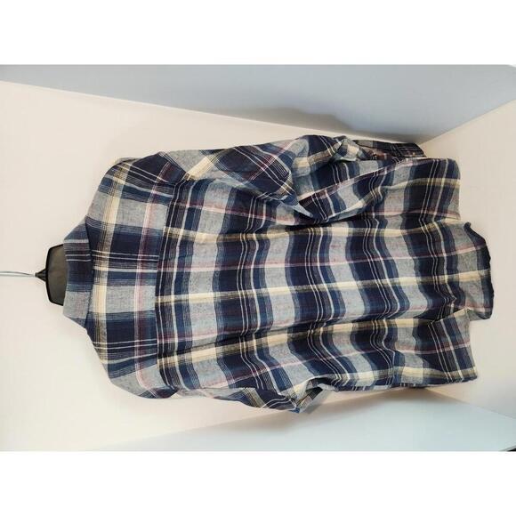 Towncraft Men's Plaid Flannel Shirt - Casual Comfort Size Large - Picture 4 of 4